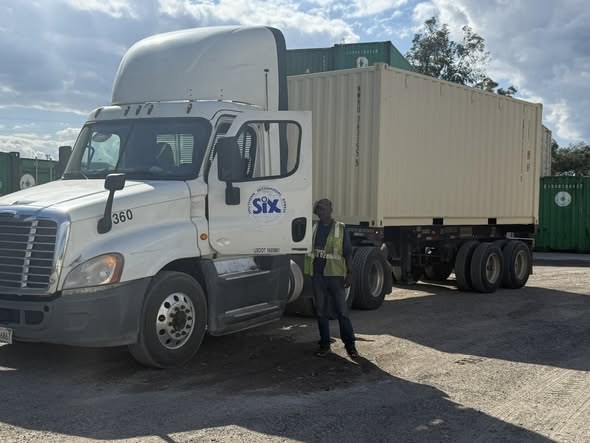 Open-side shipping container