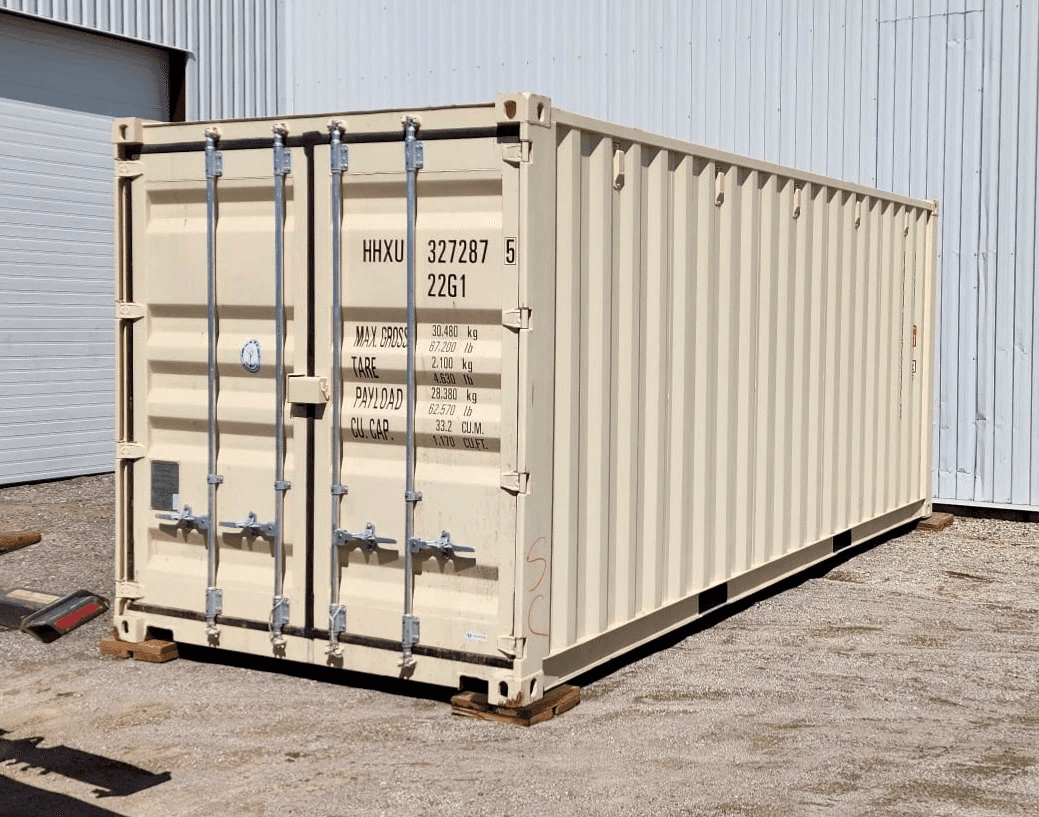 One-trip shipping container ready for sale